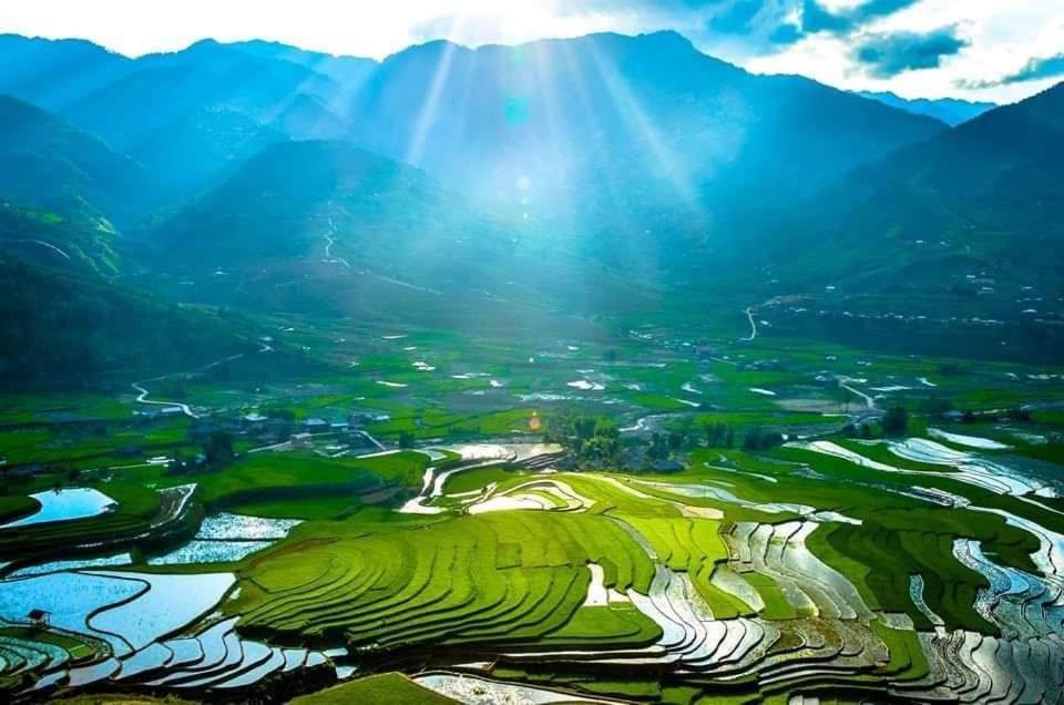Hoa Son Tra Hotel Mu Cang Chai المظهر الخارجي الصورة